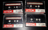 Аудиокассеты TDK А90.