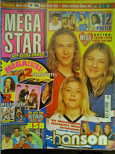 MEGA STAR 9/1997.(оригінал. ФРН.) 12 постерів+2мегапостери. Оптом скидки до 50%!
