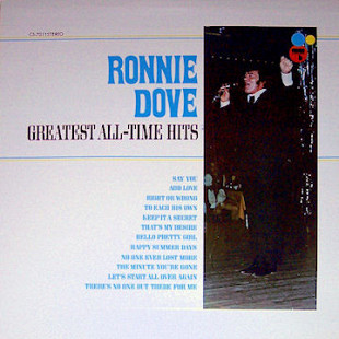 Ronnie Dove ‎– Greatest All-Time Hits ( USA Certron ‎– CS-7011 ) ( SEALED ) LP