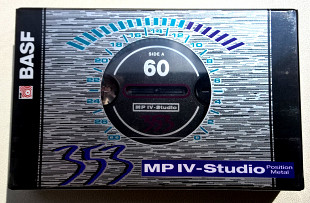 Аудио кассета новая запечатанная BASF 353 MP IV-Studio Position Metal 60