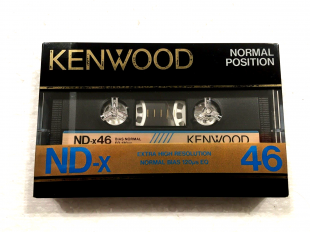 Аудіокасета KENWOOD ND-x 46 Type I Normal position cassette касета