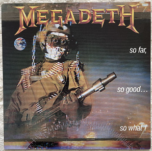 Megadeth – So Far, So Good... So What! 1988 1st press UK EX/NM
