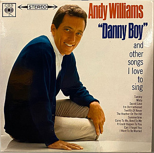 Andy Williams – "Danny Boy" And Other Songs I Love To Sing 1962 NM-