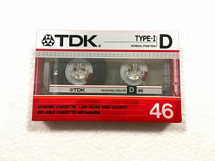 Аудіокасета TDK D 46 Type I Normal position cassette касета version 2
