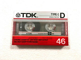Аудіокасета TDK D 46 Type I Normal position cassette касета version 2