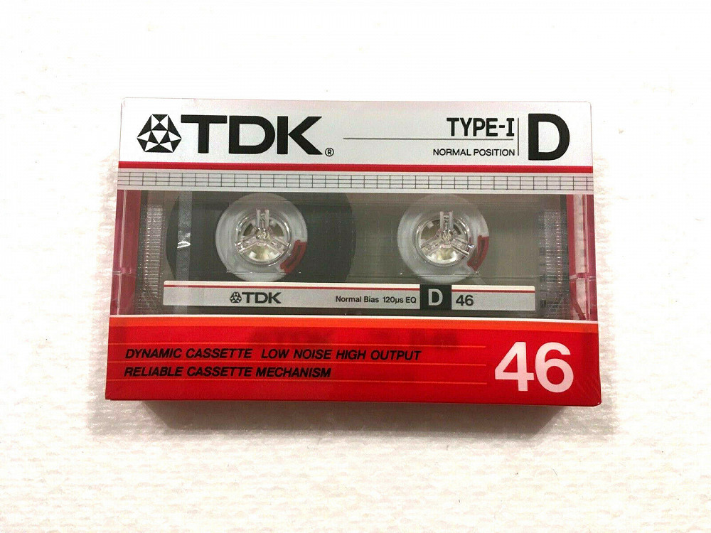 Аудіокасета TDK D 46 Type I Normal position cassette касета version 2 ...