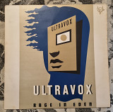 Ultravox Rage In Eden LP UK original poster included