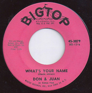 Don & Juan ‎– What's Your Name