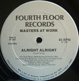 Masters At Work – Alright Alright (made in USA)