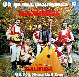 ВИА Калинка - Ой Да Ты, Калинушка - 1988. (LP). 12. Vinyl. Пластинка. Mint