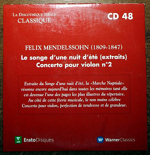 Felix Mendelssohn - Le songe d'une nuit d'ete (extraits), Concerto pour violon №2 (made in EU)