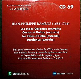 Jean-Philippe Rameau - Les Indes Galantes (extraits), Castor et Pollux (extraits), Les Fetes d'Hebe