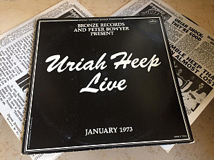 Uriah Heep ‎– Uriah Heep Live (2xLP) (USA) LP