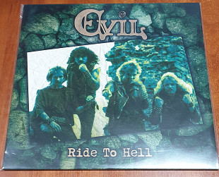 EVIL "Ride To Hell" 12"LP purple vinyl witch cross