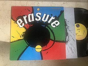 Erasure – The Circus ( USA ) Gold Promo stamp LP