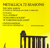 Metallica – 72 Seasons (2023) Vinyl різні кольори