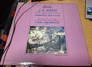 Bach*, Andrés Segovia, Carl Weinrich ‎– Music For Guitar And Organ