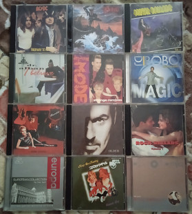 12CD AC/DC, DIO, Depeche Mode, Roxette...