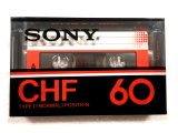 Аудіокасета Sony CHF 60 Type I NORMAL position cassette касета