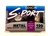 Аудіокасета DENON S-port 100 Type IV Metal position cassette касета
