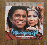 Jermaine Jackson & Pia Zadora – When The Rain Begins To Fall MS 12" 45 RPM, произв. Europe