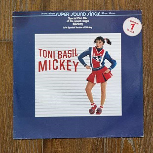 Toni Basil – Mickey (Special Club Mix) MS 12" 45 RPM, произв. Europe