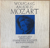 Wolfgang Amadeus Mozart - Ouverturen Serenaden Symphonien Konzerte 19 ? / ( 4 LP ) Box / MINT / NM