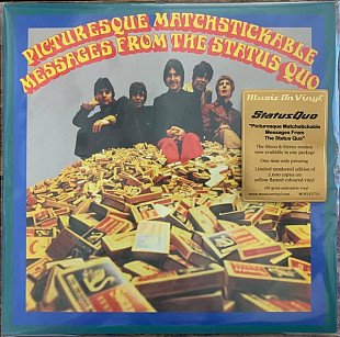 STATUS QUO – ‎Picturesque Matchstickable Messages From...- 2xLP - Yellow Flamed Vinyl '1968/RE NEW