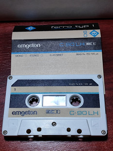Аудиокассетa Emgeton C-90 LH
