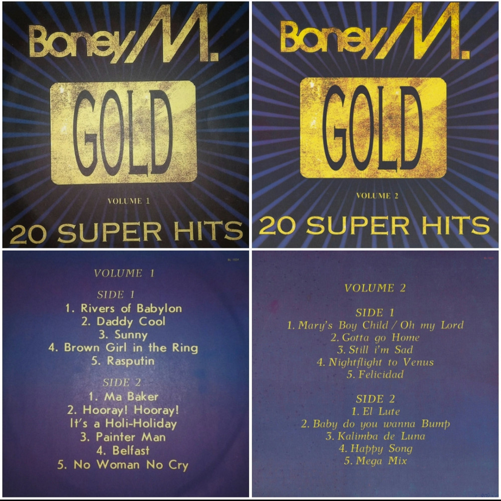 Boney M - Gold. 20 Super Hits - 1976-85. (2LP). 12. Vinyl. Пластинки |  Виниловые пластинки на Vinyl.com.ua