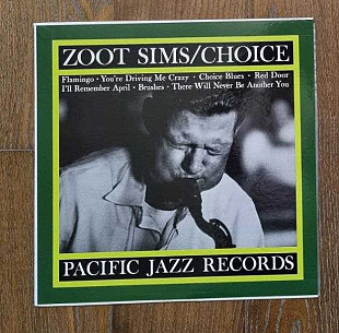 Zoot Sims – Choice LP 12", произв. Japan