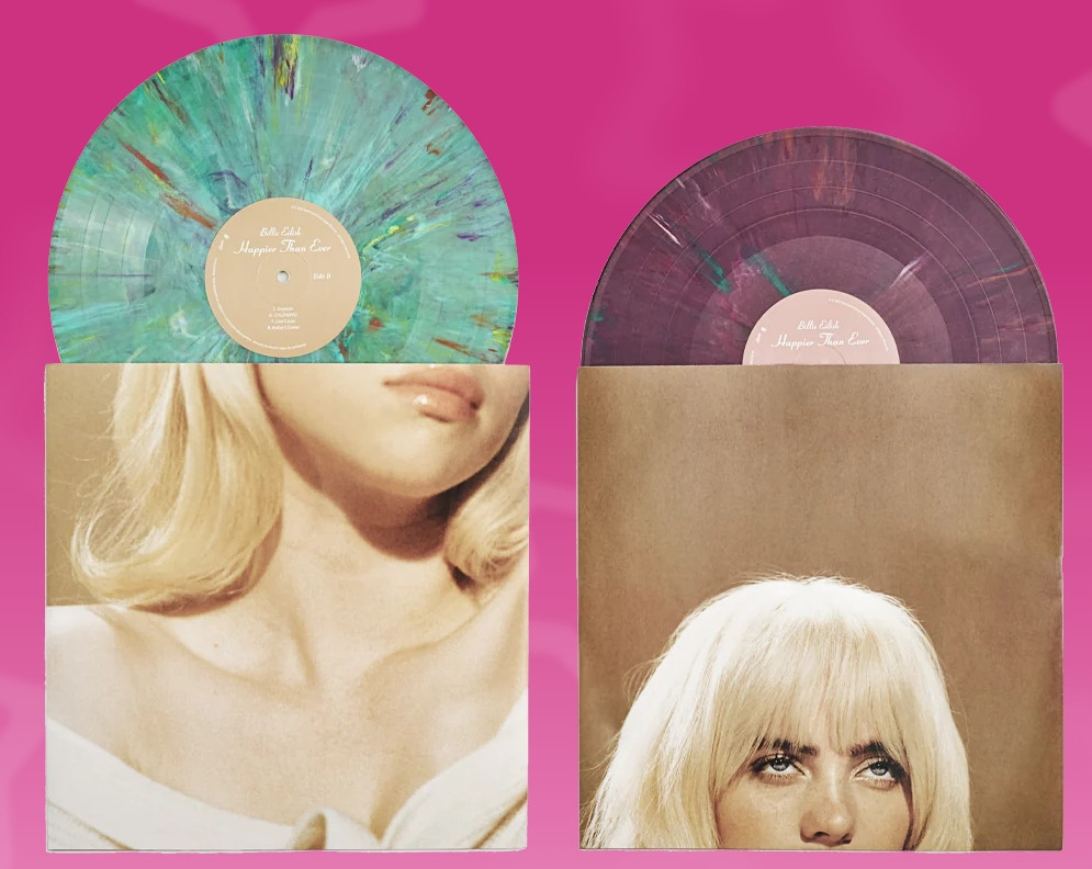 Billie Eilish Happier Than Ever マルチカラー Billie Eilish - Happier Than Ever (Exclusive Multicolor