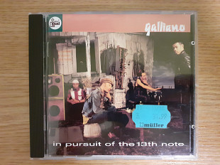Компакт диск фирменный CD Galliano – In Pursuit Of The 13th Note