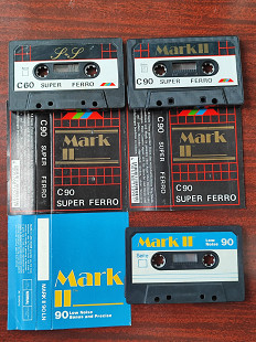 Аудиокассеты Mark II C 90, 60 Super Ferro