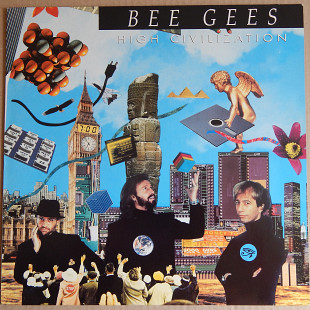 Bee Gees – High Civilization (Warner Bros. Records – 7599-26530-1, Germany) insert NM-/NM-