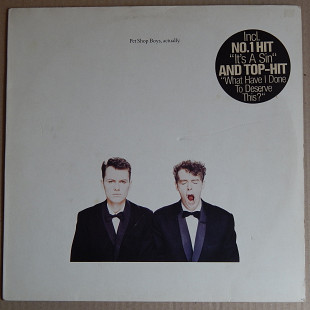 Pet Shop Boys ‎– Actually (Parlophone ‎– 064 74 6972 1, Holland) insert EX+/EX+