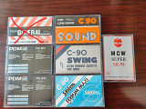 Аудиокассеты PDM FE 60, 90, SOUND Low Noise C90, SWING C-90, Stilon C-90