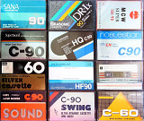 Кассеты SOUND C90, SWING C-90, MCW SR-90, Sana 90, Brasonic 90, Fujikawa HQ C90