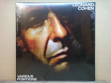 Вінілова платівка Leonard Cohen – Various Positions 1984 НОВА