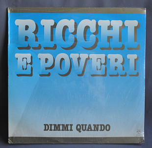 Ricchi E Poveri Dimmi Quando LP 1986 пластинка Италия 1press SEALED оригинал