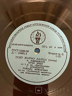Марио Ланца* Поет Марио Ланца