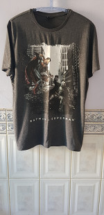 Футболка "Batman vs Superman" (49% cotton / 51% polyester, XL Egypt)