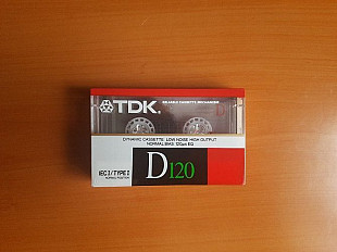 Аудиокассета TDK D -120 (1988г.)