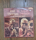Kid Thomas & Louis Nelson – In Denmark Vol. 2 LP 12", произв. England