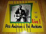 Pete Anderson & Archives / Пит Андерсон и Архив (Live) 1989. (LP). 12. Vinyl. Пластинка. Rare