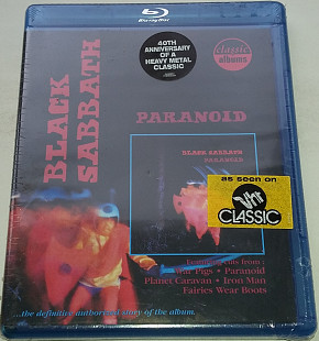 BLACK SABBATH Paranoid. Blu-ray (US) Sealed/Запечатаний