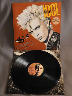Billy Idol Whiplash Smile LP 1986 оригинал UK Британия пластинка NM