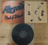 Poison Flesh and blood UK first press lp vinyl