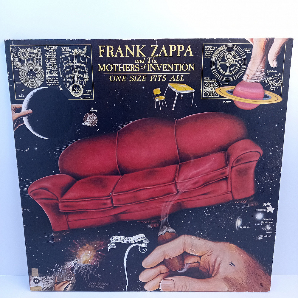 LP Frank Zappa One Size Fits All P10045DPROMO DISCREET プロモ /00260-