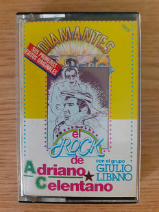 Аудиокассета фирменная Adriano Celentano - Diamantes el Rock de Adriano Celentano